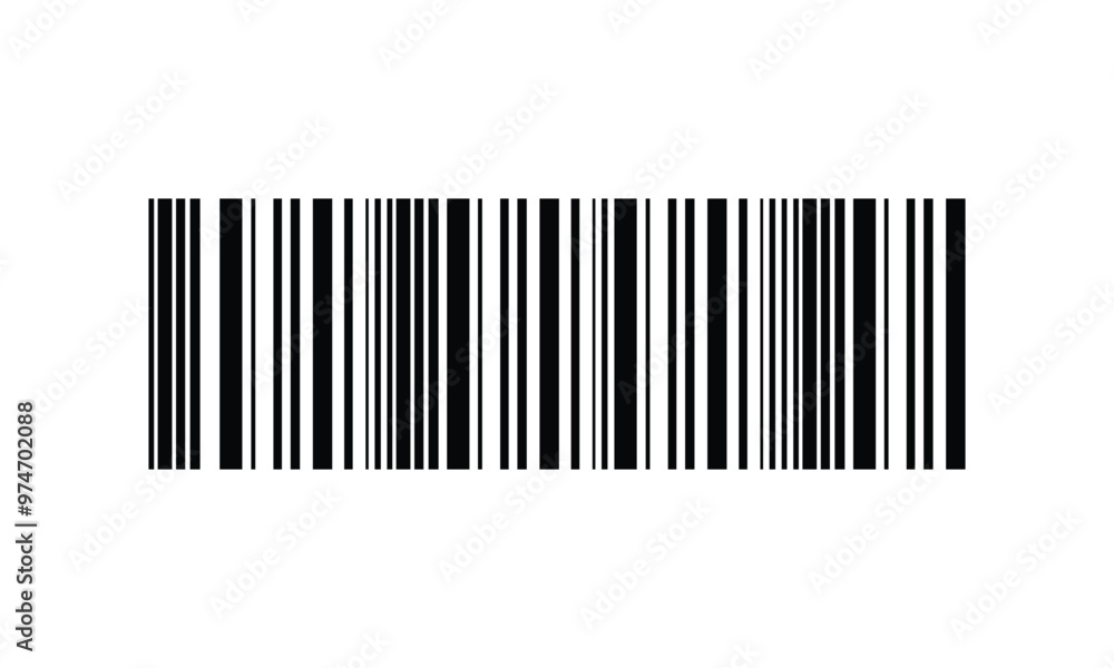 Barcode vector icon or bar code scan label for product price tag. Easily editable Barcode vector icon or bar code scan label for product price tag. Easily editable