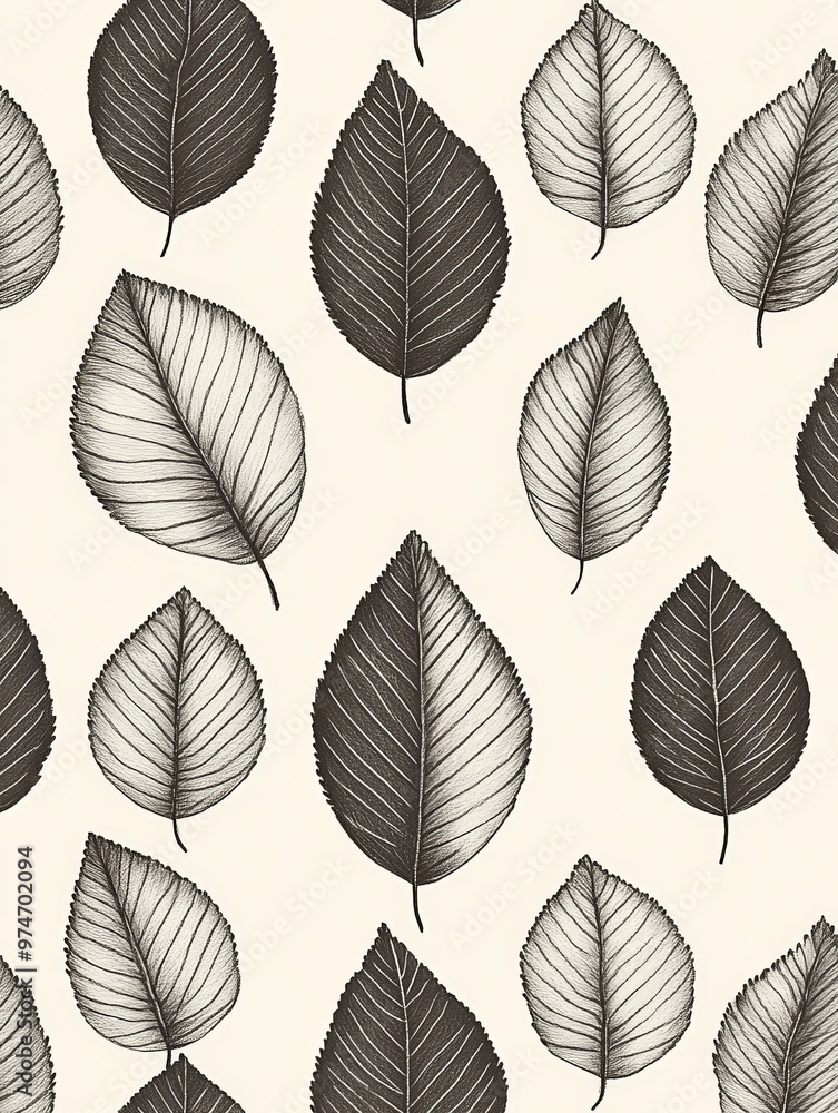 Elegant Leaf Pattern. Elegant Leaf Pattern.