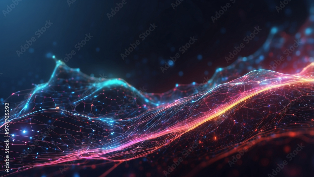 Abstract Futuristic Background Data Transmission Abstract Futuristic Background Data Transmission