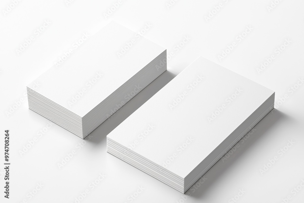 Business Card Mockup on Isolated Background created with Generative AI Business Card Mockup on Isolated Background created with Generative AI