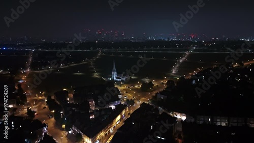 Night View of Blackheath, London photo