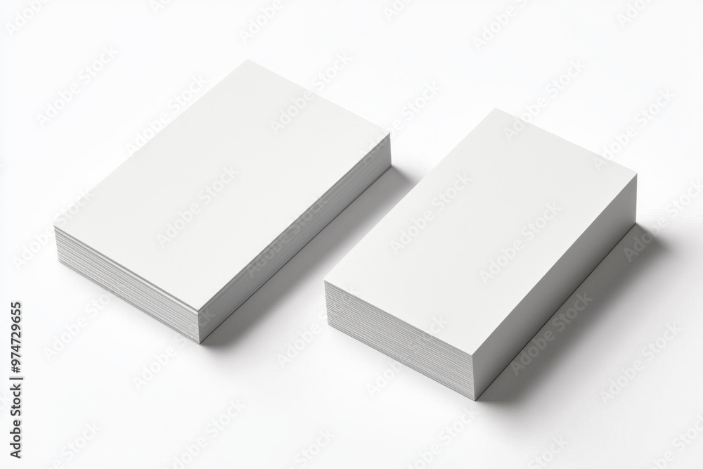 Business Card Mockup on Isolated Background created with Generative AI Business Card Mockup on Isolated Background created with Generative AI