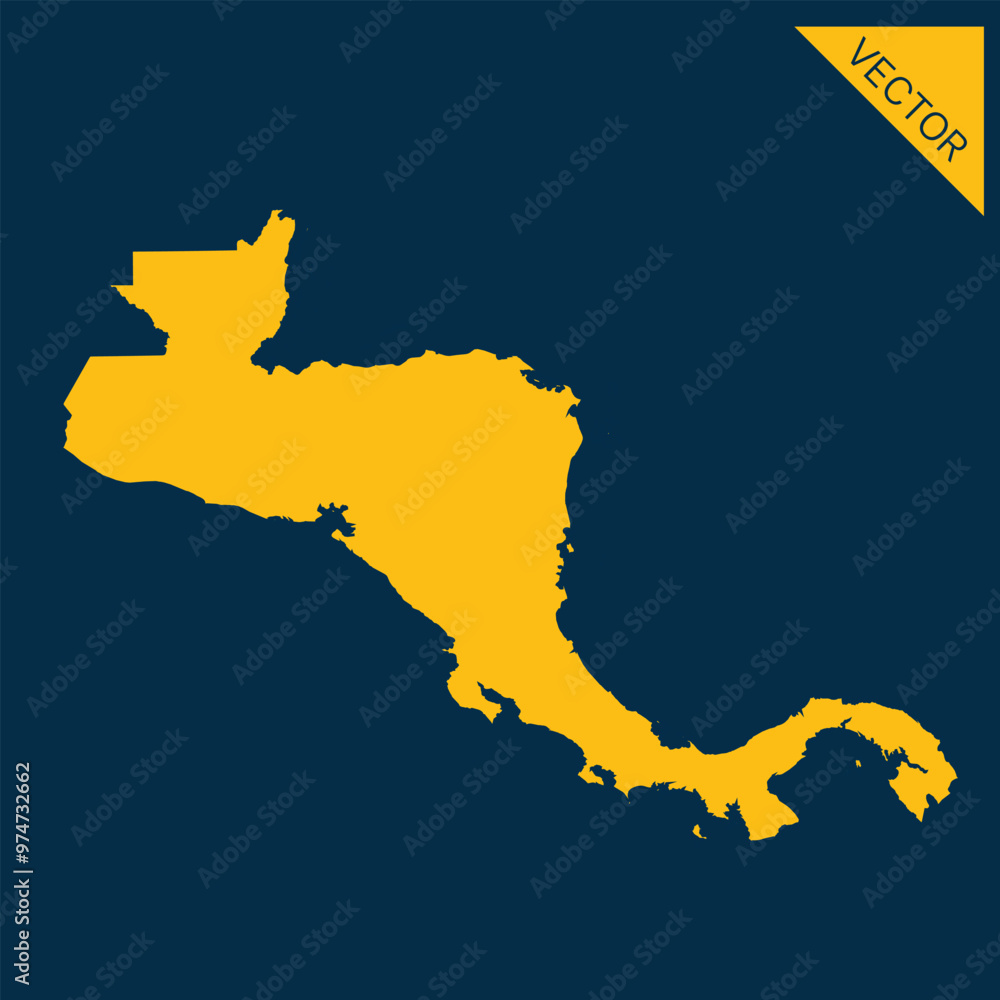 Obraz premium Central African Republic map