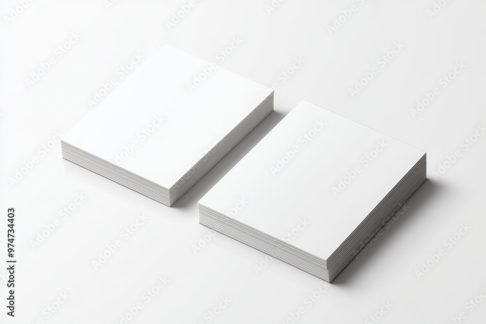 Business Card Mockup on Isolated Background created with Generative AI Business Card Mockup on Isolated Background created with Generative AI