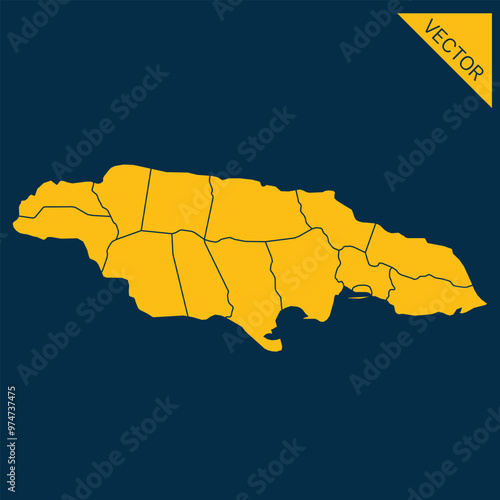 Jamaica map