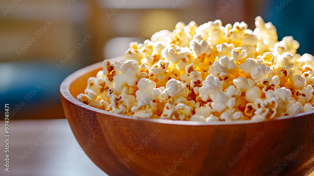 Light, crispy kettle corn with a perfect balance of sweet and salty, served in a large Light, crispy kettle corn with a perfect balance of sweet and salty, served in a large
