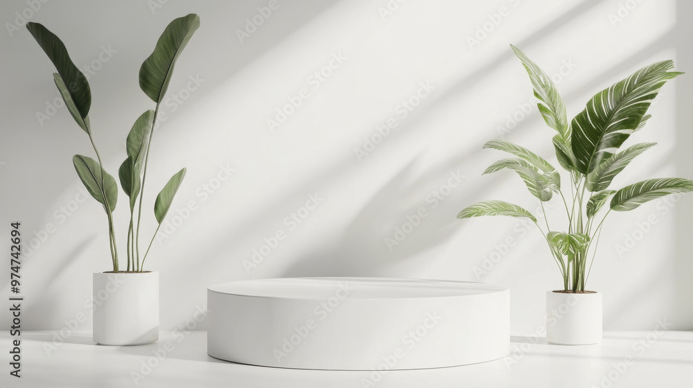 White Platform Plants. White Platform Plants.