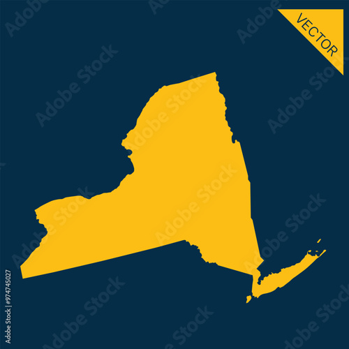 NEW YORK map