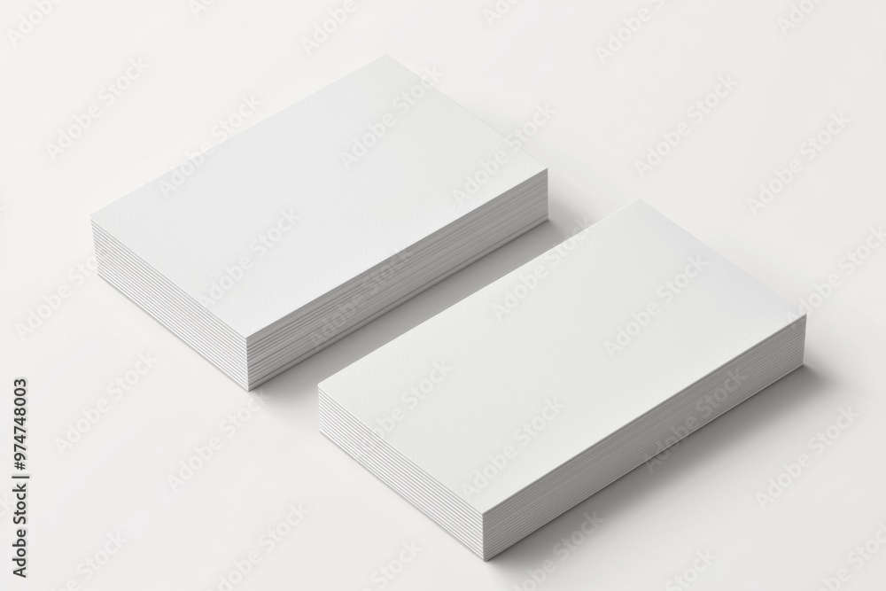 Business Card Mockup on Isolated Background created with Generative AI Business Card Mockup on Isolated Background created with Generative AI