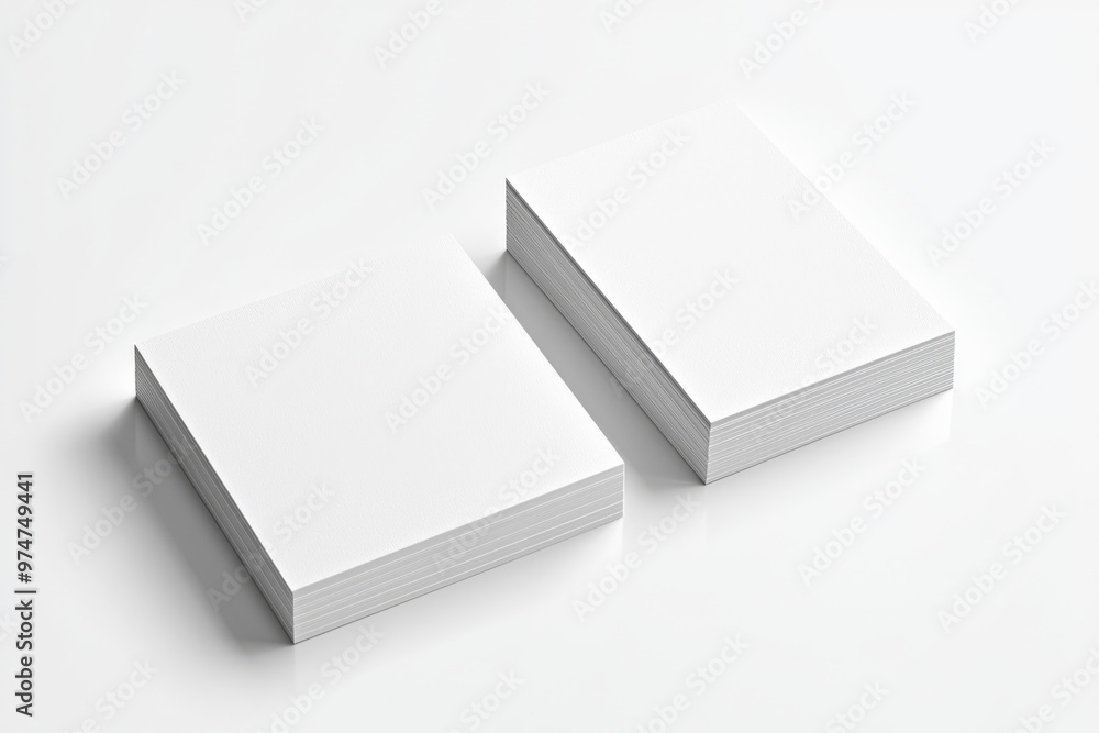 Business Card Mockup on Isolated Background created with Generative AI Business Card Mockup on Isolated Background created with Generative AI