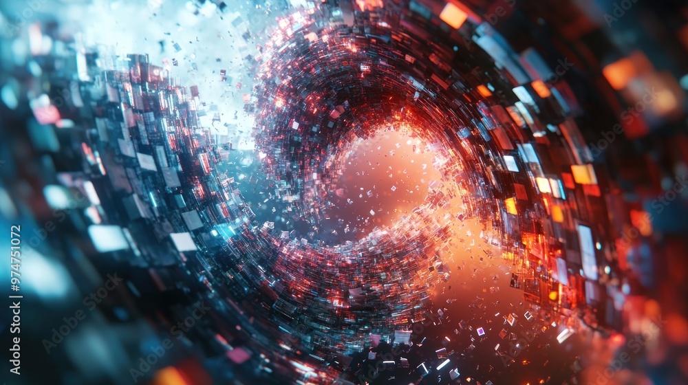 A Stunning Dive into the Digital Cosmos: Embrace the Energy and Motion of the Vibrant Abstract Economy Landscape A Stunning Dive into the Digital Cosmos: Embrace the Energy and Motion of the Vibrant Abstract Economy Landscape