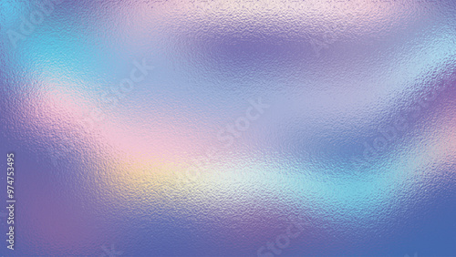 Metallic holographic foil texture background with glass effect, cmyk color, perfect for printing. Vector illustration