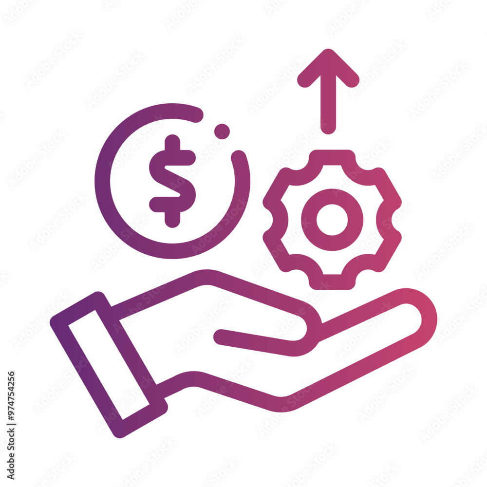 regulation technology gradient icon