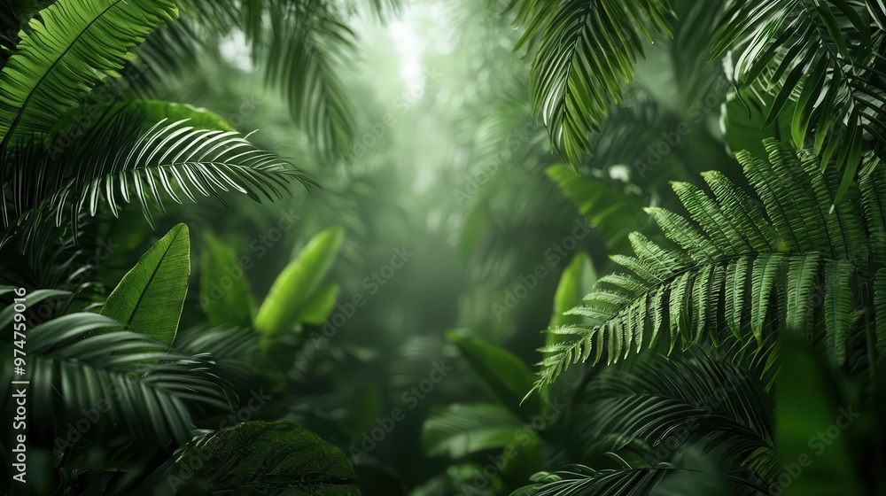 A dense tropical jungle scene, with tall trees and ferns swaying slightly in the breeze tropical jungle, trees, wind A dense tropical jungle scene, with tall trees and ferns swaying slightly in the breeze tropical jungle, trees, wind