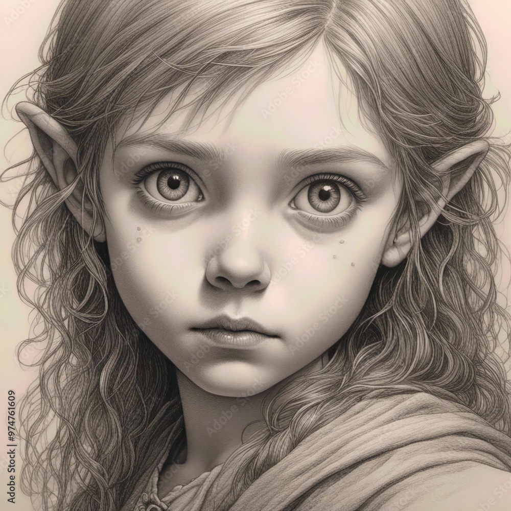 Elf Child Portrait Elf Child Portrait