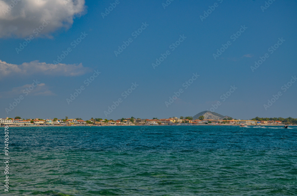 Zakynthos August 2024, amazing multicolored and surprising landscapes , Laganas beach Zakynthos August 2024, amazing multicolored and surprising landscapes , Laganas beach