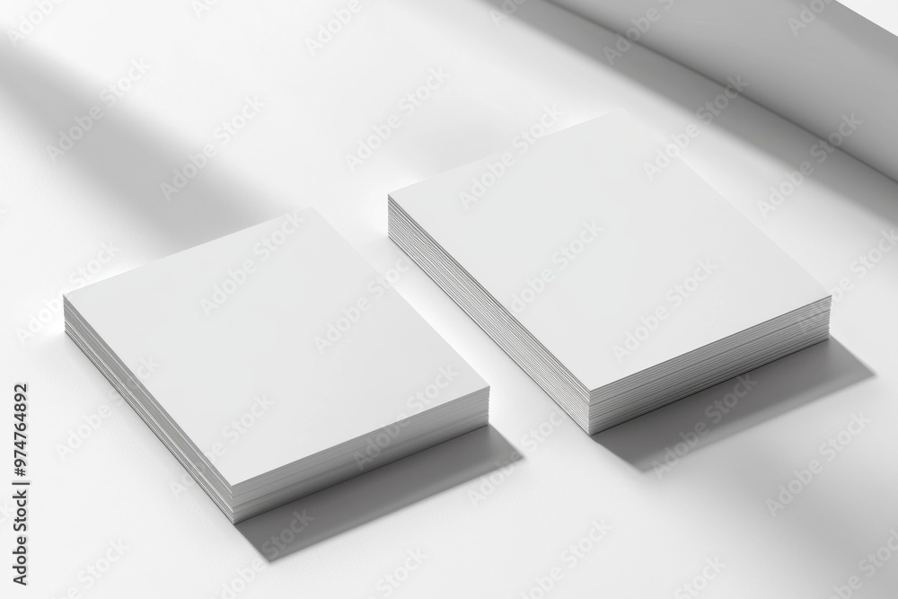 Business Card Mockup on Isolated Background created with Generative AI Business Card Mockup on Isolated Background created with Generative AI