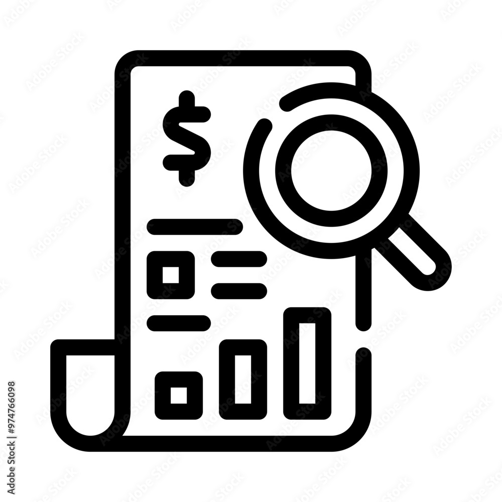audit line icon audit line icon