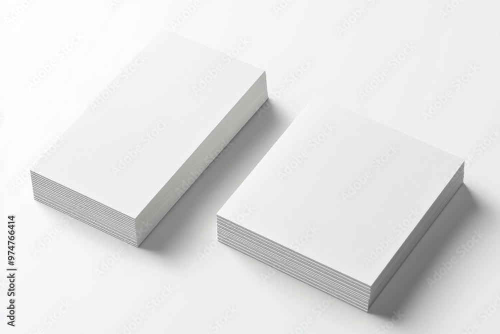 Business Card Mockup on Isolated Background created with Generative AI Business Card Mockup on Isolated Background created with Generative AI