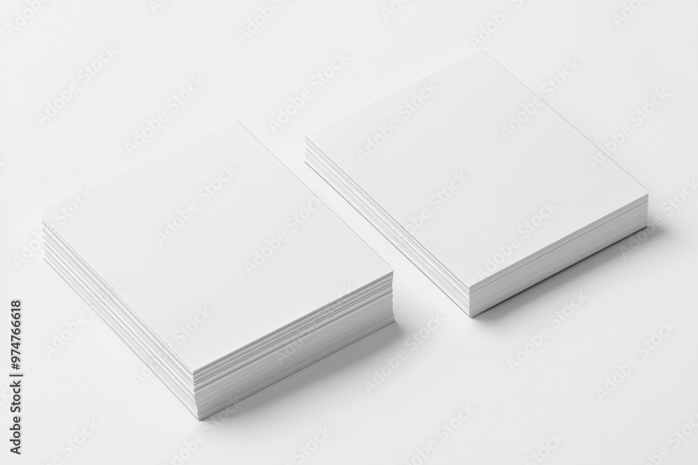 Business Card Mockup on Isolated Background created with Generative AI Business Card Mockup on Isolated Background created with Generative AI