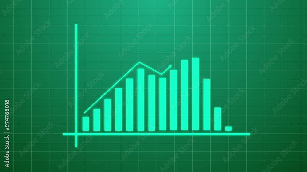 Business growth concept . graph with rising up arrow and bar stats,Financial data and diagrams showing a steady increase in profits. 4k animation Business growth concept . graph with rising up arrow and bar stats,Financial data and diagrams showing a steady increase in profits. 4k animation