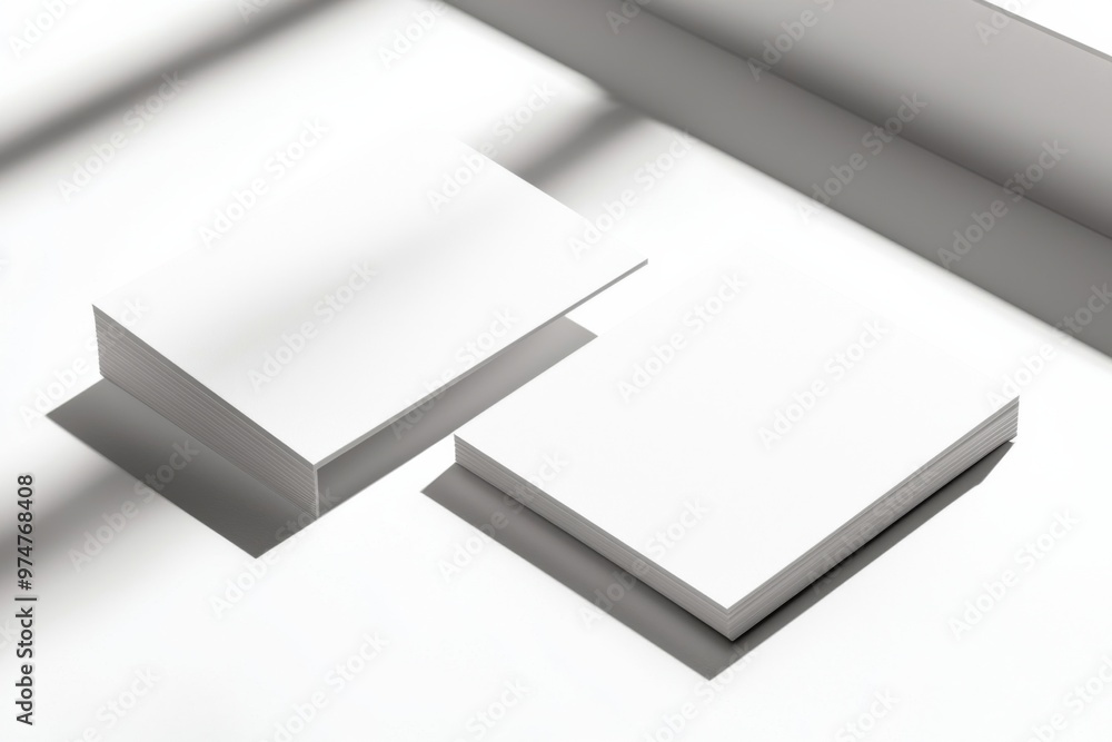 Business Card Mockup on Isolated Background created with Generative AI Business Card Mockup on Isolated Background created with Generative AI