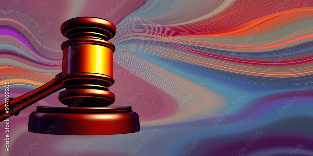 Gavel of Justice: Abstract Background Gavel of Justice: Abstract Background