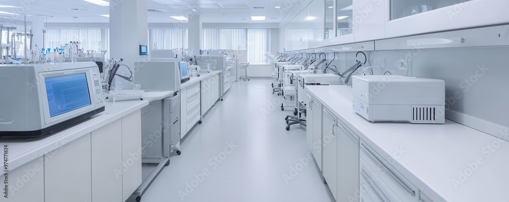High-tech fertility lab with ICSI equipment, including micromanipulators and incubators, representing advanced IVF technology ICSI, advanced technology High-tech fertility lab with ICSI equipment, including micromanipulators and incubators, representing advanced IVF technology ICSI, advanced technology