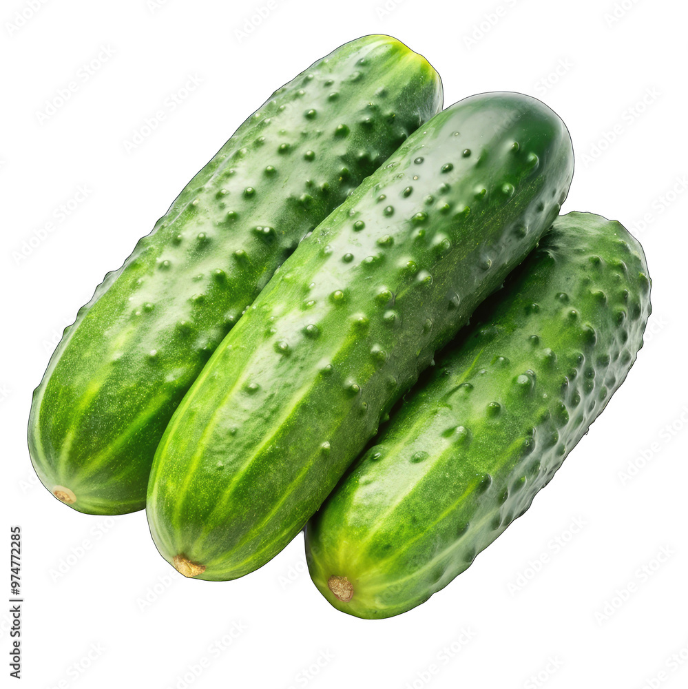 cucumbers isolated on white cucumbers isolated on white