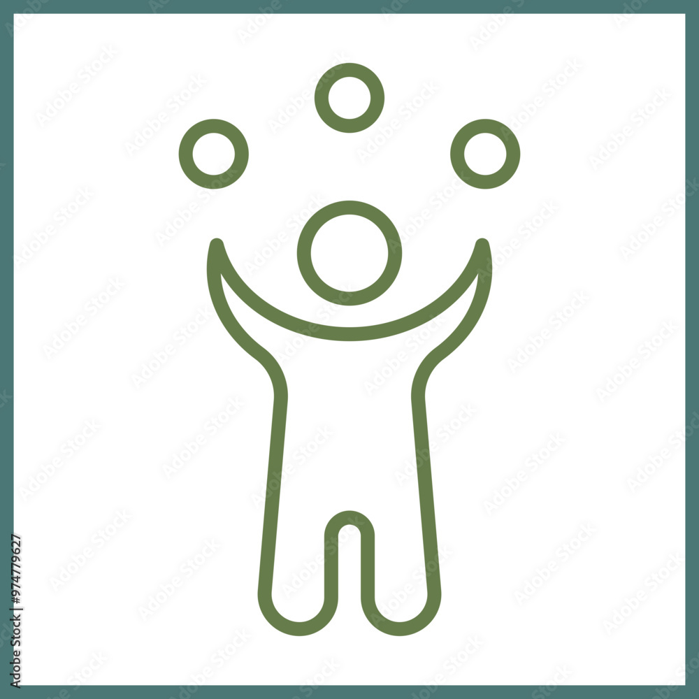 Juggling Balls Icon Design Juggling Balls Icon Design