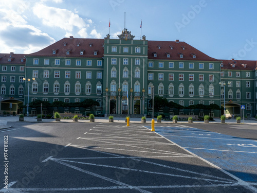 The main historical and administrative building in Szczecin, reflecting the city's architectural heritage and significance - 28.06.2024 Szczecin, Poland photo