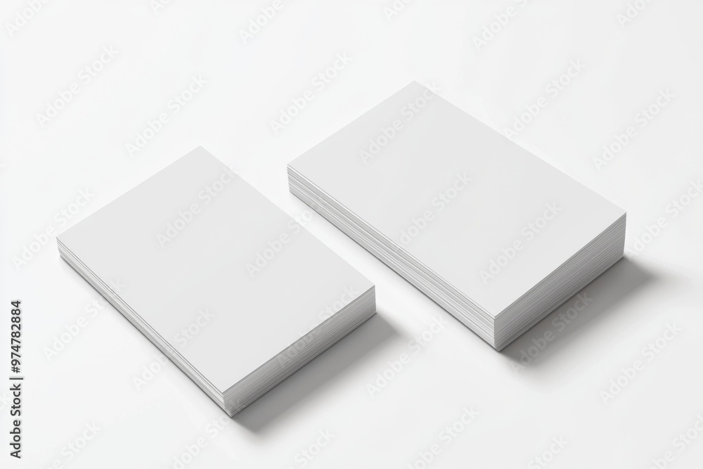 Business Card Mockup on Isolated Background created with Generative AI Business Card Mockup on Isolated Background created with Generative AI