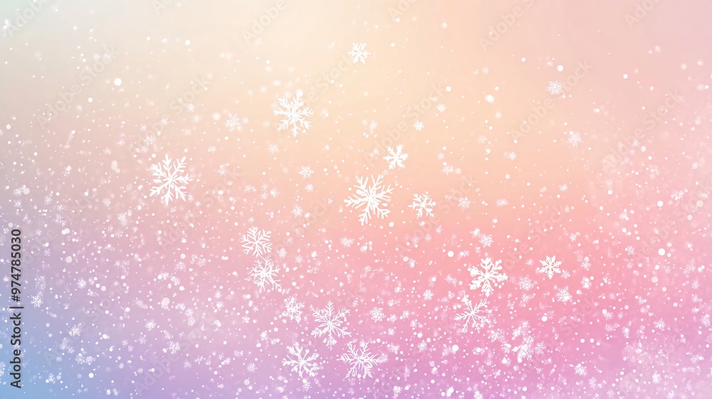 Abstract pastel background with snowflakes and glitter. Abstract pastel background with snowflakes and glitter.