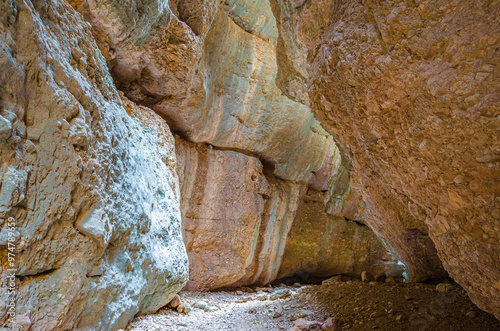 Cave in the Sierra de Guara, Huesca province, Spain photo