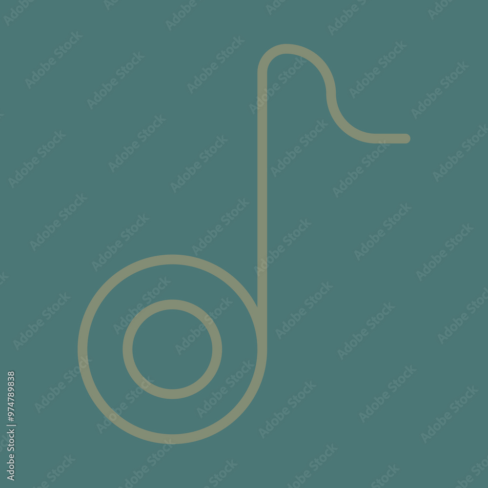 Obraz premium Music Note Icon Design