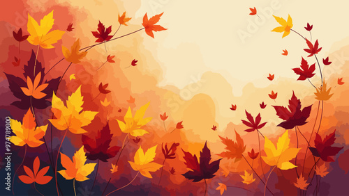 autumn leaves background