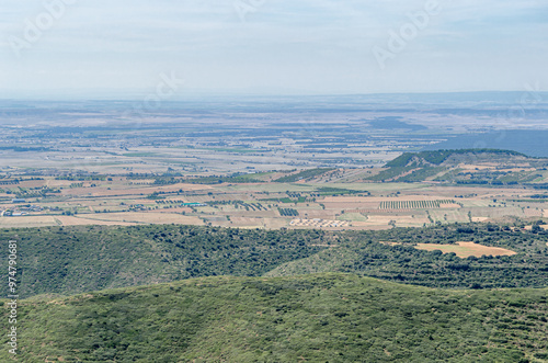 View from the Sierra de Guara natural park in Huesca province, Spain