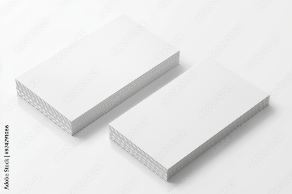 Business Card Mockup on Isolated Background created with Generative AI Business Card Mockup on Isolated Background created with Generative AI