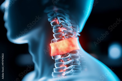 Common complications affecting neck scar formation visualized in a medical chart, explaining how infections, tension, and movement can worsen scars photo