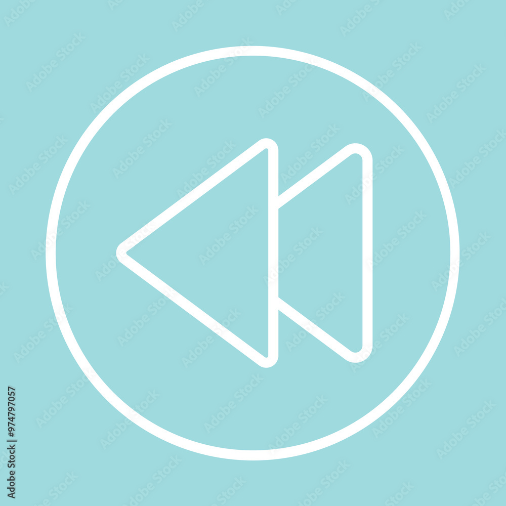 Rewind Icon Design Rewind Icon Design