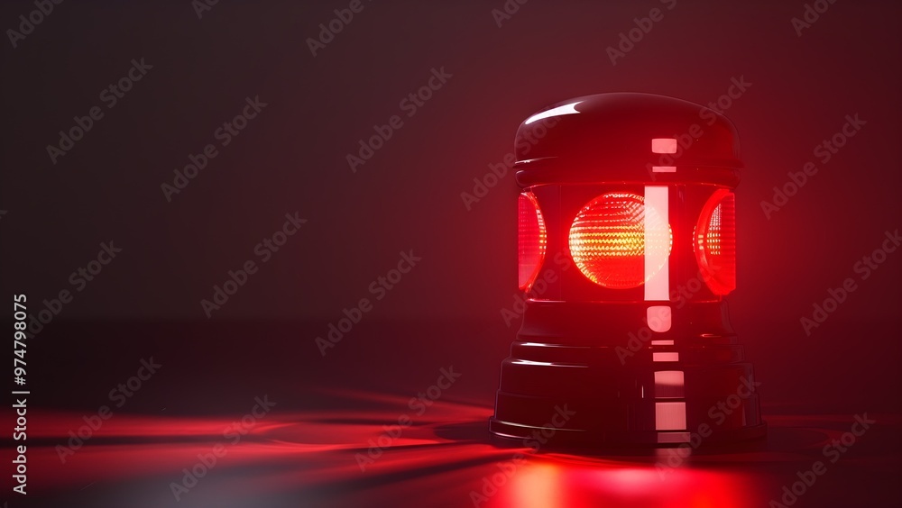 Red Beacon Light for Emergency Situations Red Beacon Light for Emergency Situations