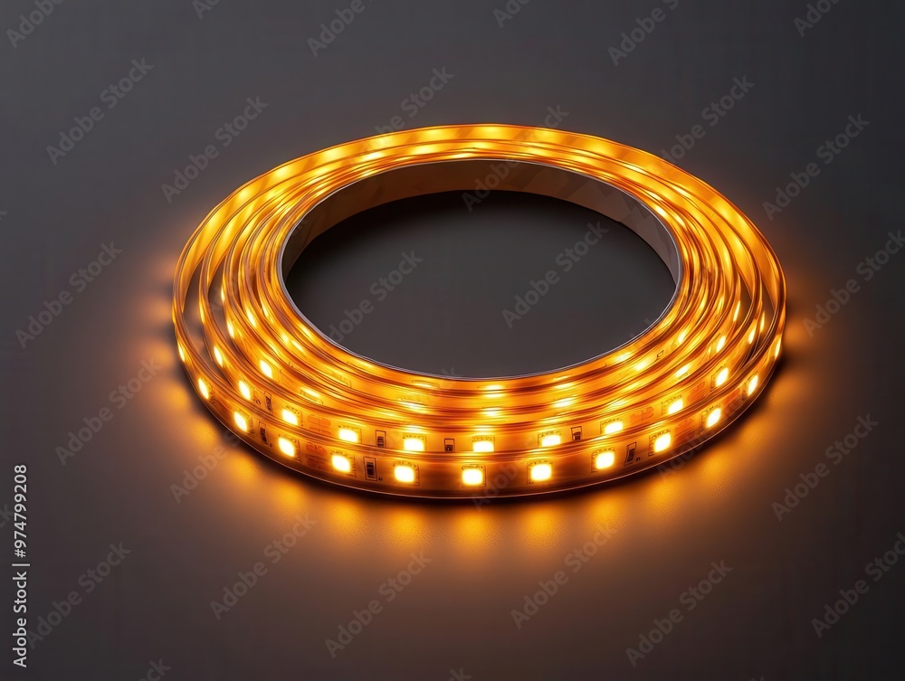 A minimalist LED strip light isolated, softly illuminating the surrounding space LED strip light, illumination, ambient minimalist A minimalist LED strip light isolated, softly illuminating the surrounding space LED strip light, illumination, ambient minimalist