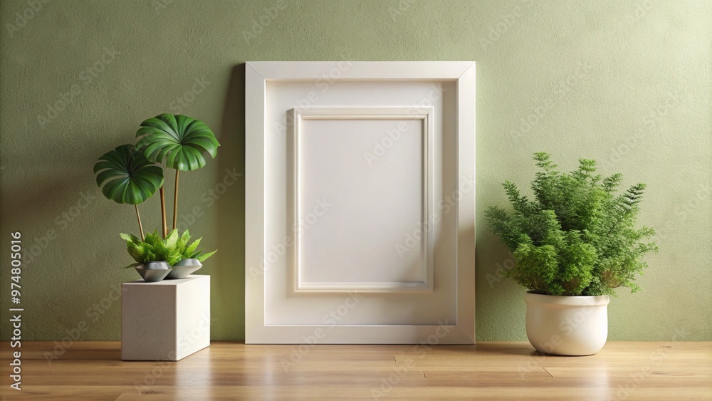 Wall art frame in white frame Wall art frame in white frame