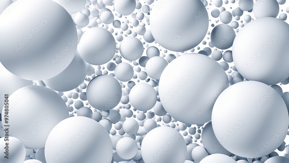 A visually striking abstract representation of white spheres in a 3D space, suggesting depth and complexity. A visually striking abstract representation of white spheres in a 3D space, suggesting depth and complexity.
