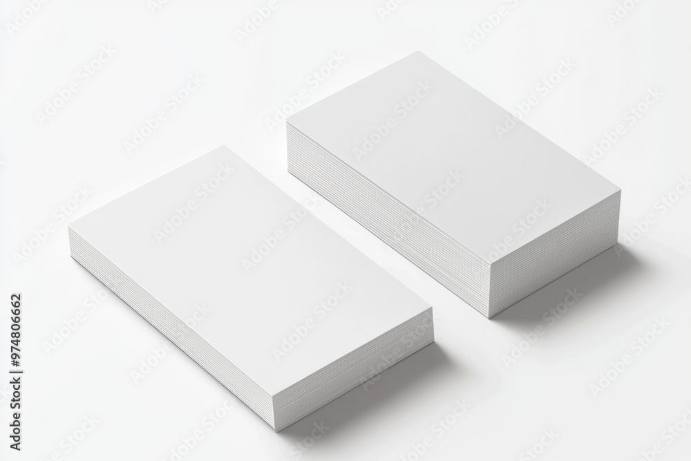 Business Card Mockup on Isolated Background created with Generative AI Business Card Mockup on Isolated Background created with Generative AI