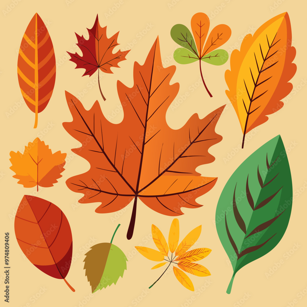 autumn leaves seamless pattern autumn leaves seamless pattern