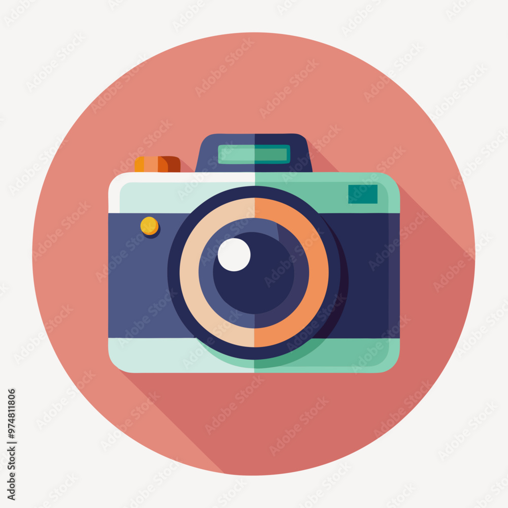 a-flat-style-camera-icon-with-a-lens-in-the-center a-flat-style-camera-icon-with-a-lens-in-the-center