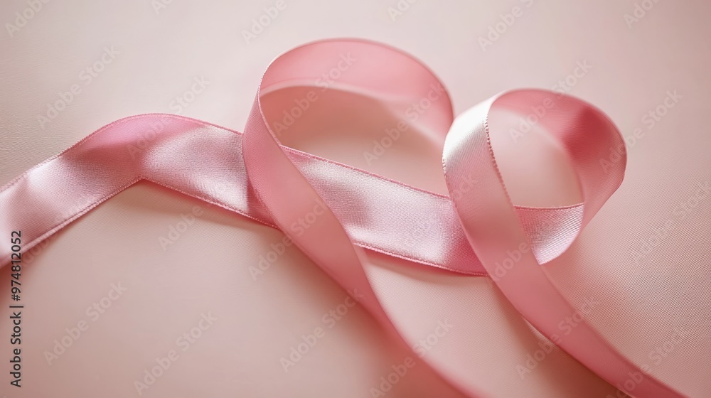 Pink Ribbon Heart: Love & Support for Breast Cancer Awareness 1 Pink Ribbon Heart: Love & Support for Breast Cancer Awareness 1