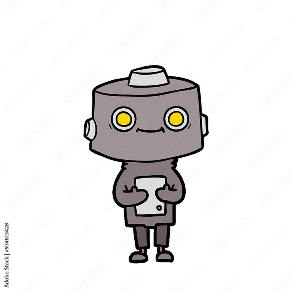 cartoon robot cartoon robot