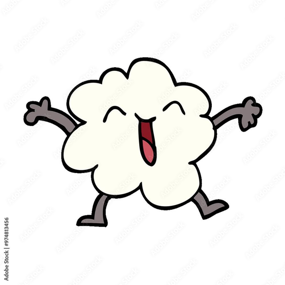cartoon doodle expressive weather cloud cartoon doodle expressive weather cloud